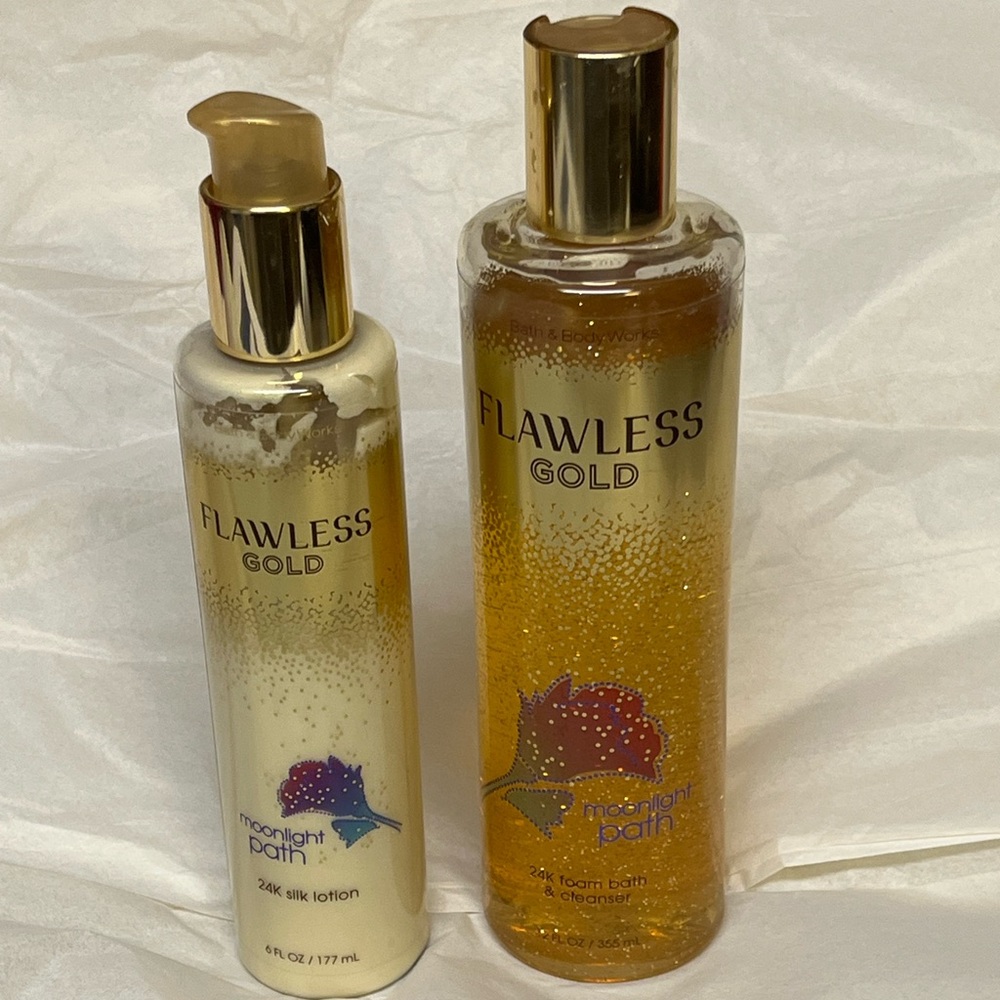 Bath & Body Works Flawless Gold Set - Cream and Gold